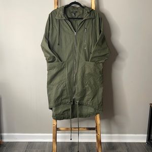 Forever 21 High Low Style Trench Coat Size S (Fits like M-S)